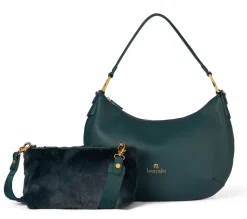 Borsa a spalla e tracolla Braccialini Beth Verde
