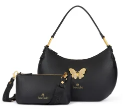 Borsa a spalla e tracolla Braccialini Beth Jewels Nera