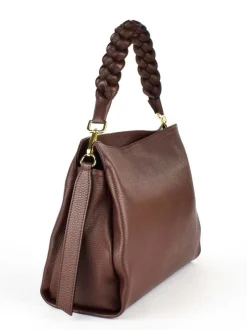 Borsa a spalla e tracolla 20119 Cioccolato