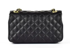 Borsa a spalla e tracolla in pelle BP25 Nero