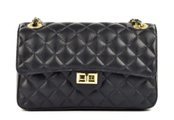Borsa a spalla e tracolla in pelle BP25 Blu