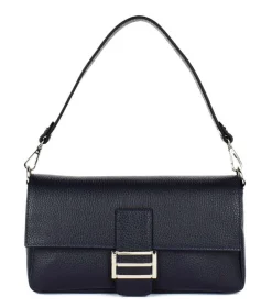 Borsa a spalla e tracolla in pelle 20091 Blu