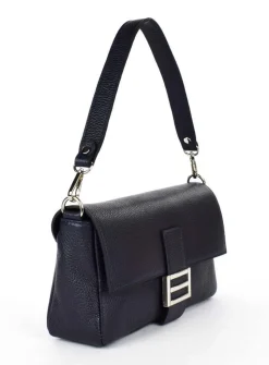 Borsa a spalla e tracolla in pelle 20091 Blu