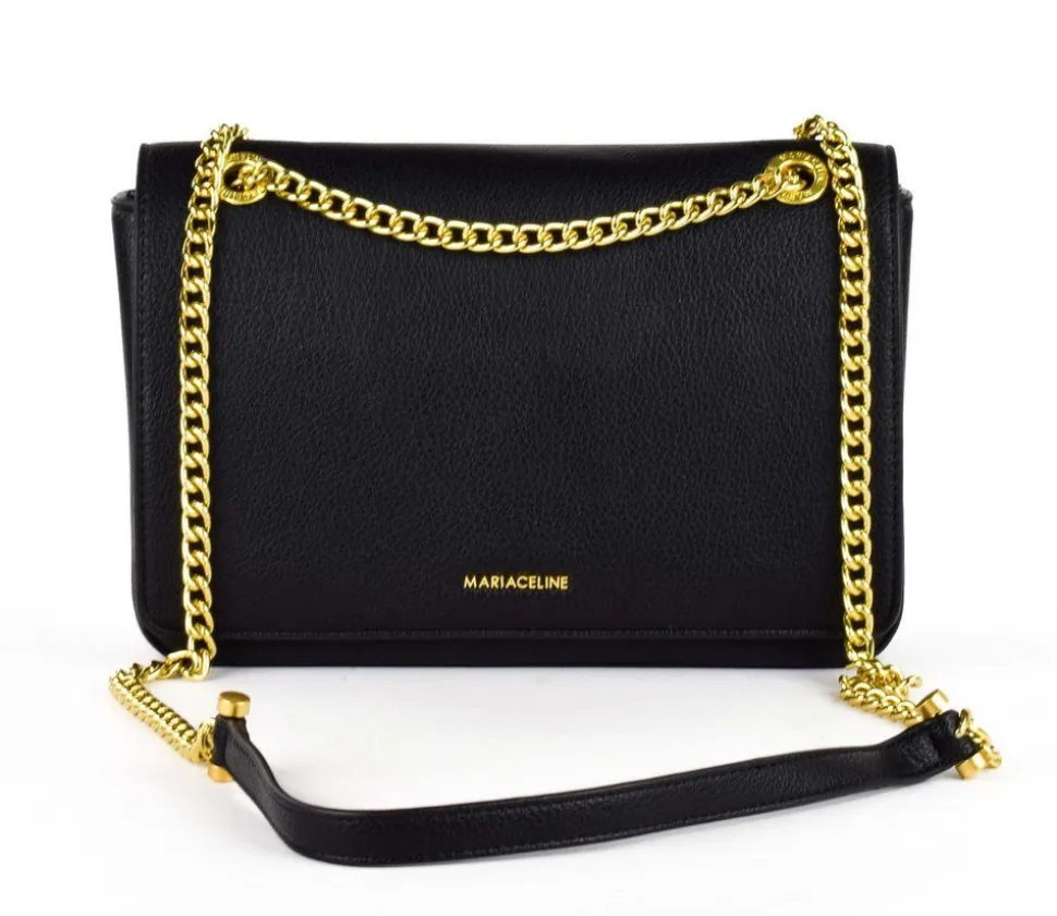 Borsa a spalla e tracolla Maria Celine Julie 04 Nera