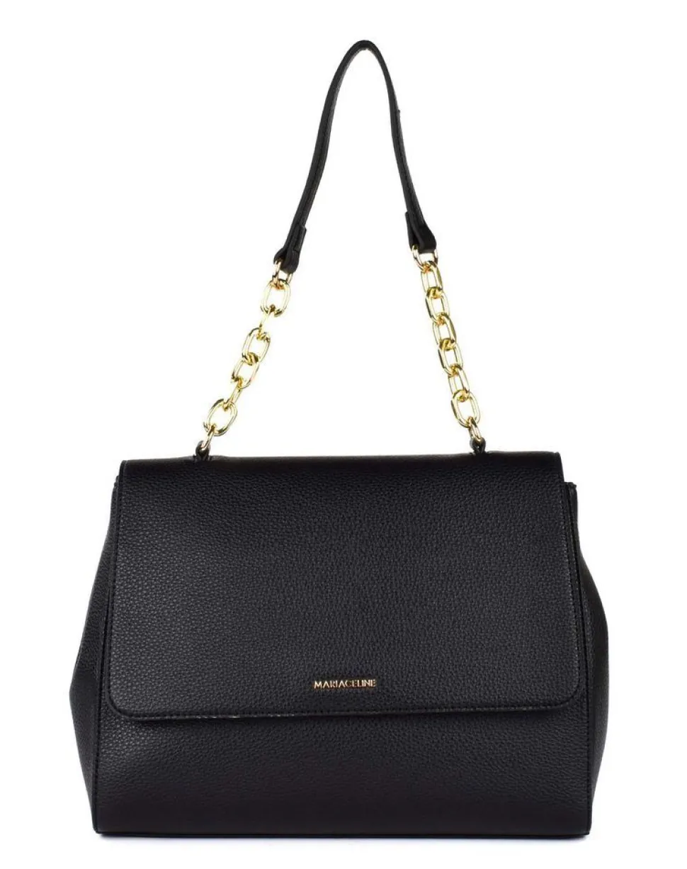 Borsa a spalla e tracolla Maria Celine Holly 04 Nera