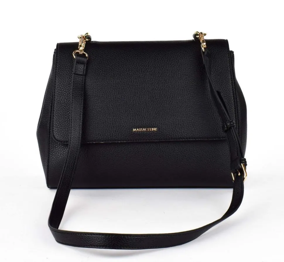 Borsa a spalla e tracolla Maria Celine Holly 04 Nera