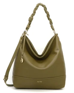 Borsa a spalla e tracolla Mimì-Muà Verde Oliva