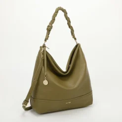 Borsa a spalla e tracolla Mimì-Muà Verde Oliva