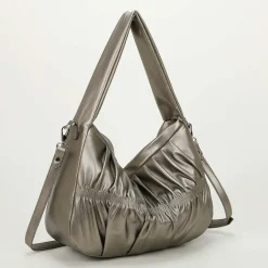 Borsa a spalla e tracolla Mimì-Muà Piombo