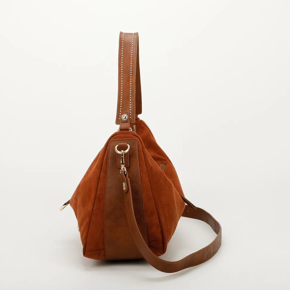 Borsa a spalla e tracolla Mimì-Muà Cuoio