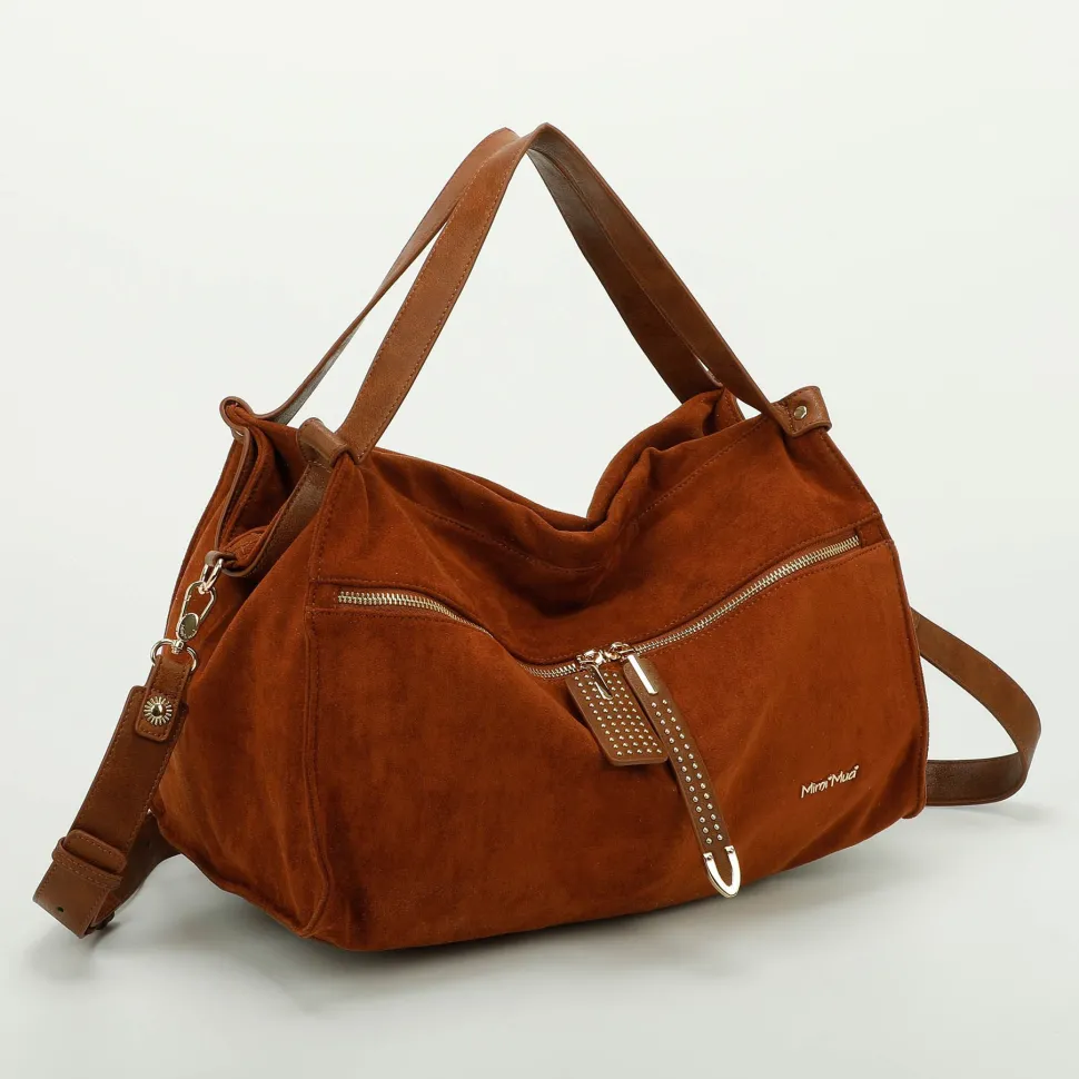 Borsa a spalla e tracolla Mimì-Muà Cuoio