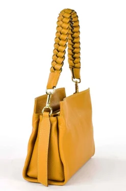 Borsa a spalla e tracolla 20121 Ocra