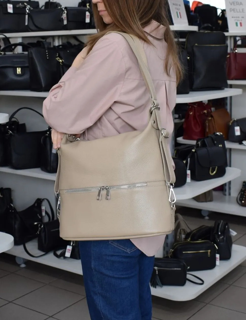 Borsa a spalla e zaino 20136 Beige