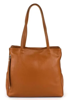 Borsa a spalla in pelle 20051 Cuoio