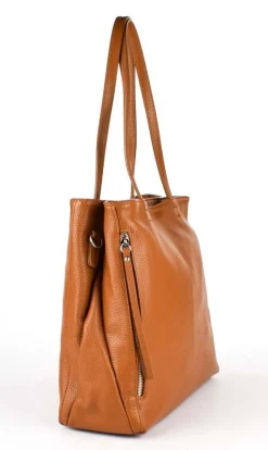 Borsa a spalla in pelle 20051 Cuoio
