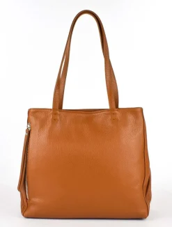 Borsa a spalla in pelle 20051 Cuoio