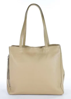 Borsa a spalla in pelle 20051 Ecru