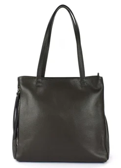 Borsa a spalla in pelle 20051 Grigio Scuro