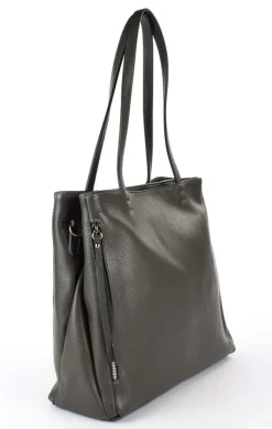Borsa a spalla in pelle 20051 Grigio Scuro