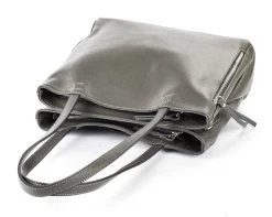 Borsa a spalla in pelle 20051 Grigio Scuro