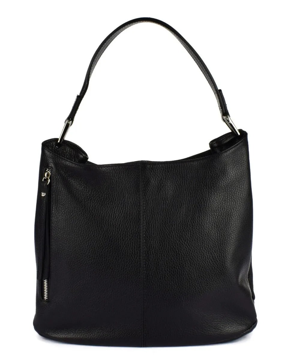 Borsa a spalla in pelle 20052 Nera