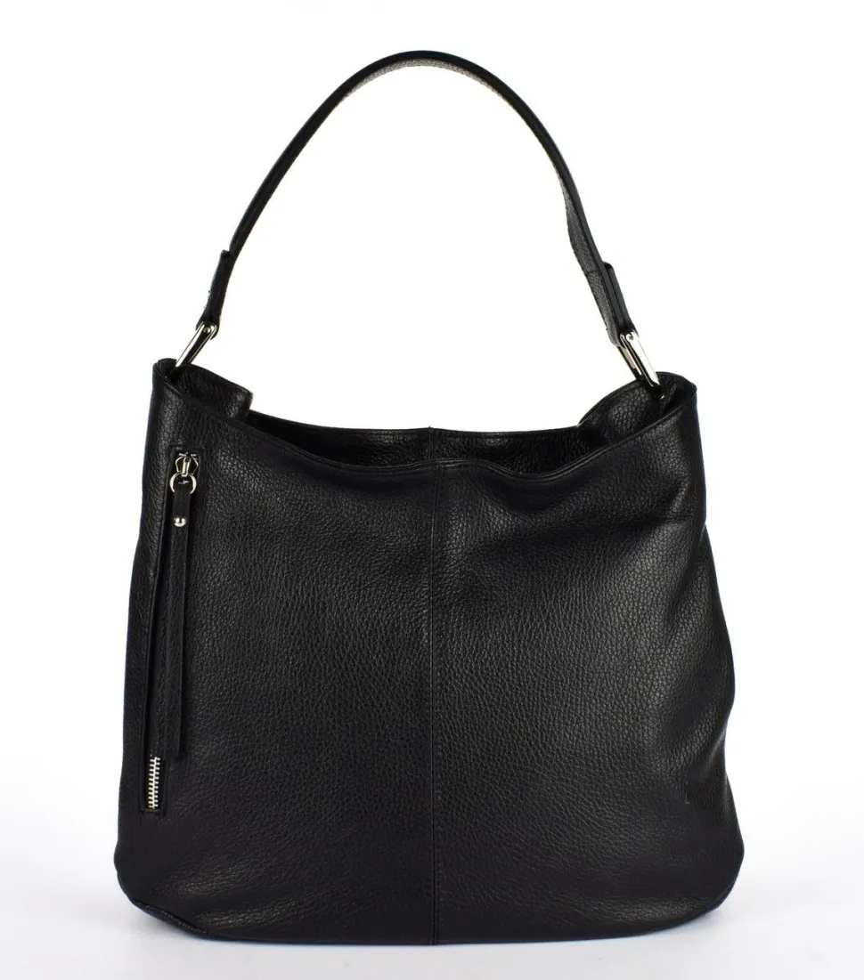 Borsa a spalla in pelle 20052 Nera