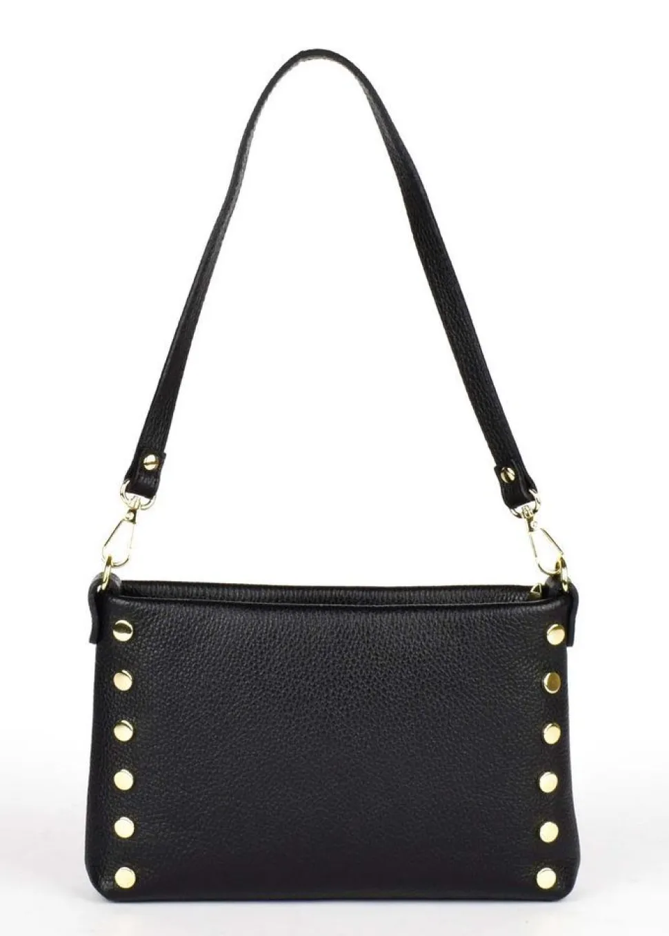 Borsa a spalla in pelle 20151 Nero