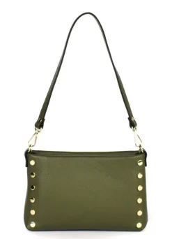 Borsa a spalla in pelle 20151 Verde