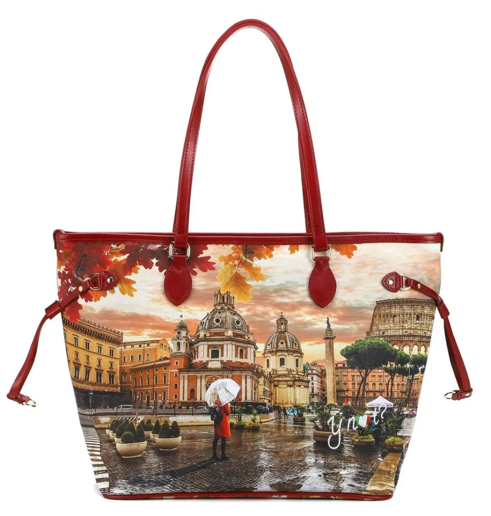 Borsa a spalla Ynot? 319 Rome Raining