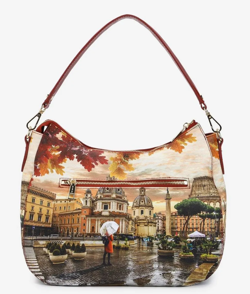 Borsa a spalla Ynot? 629 Rome Raining