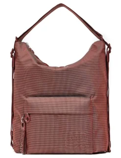 Borsa a spalla zaino Mandarina Duck MD20 MT09 Caramel Cafe