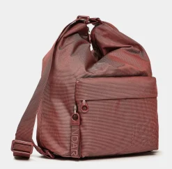 Borsa a spalla zaino Mandarina Duck MD20 MT09 Caramel Cafe