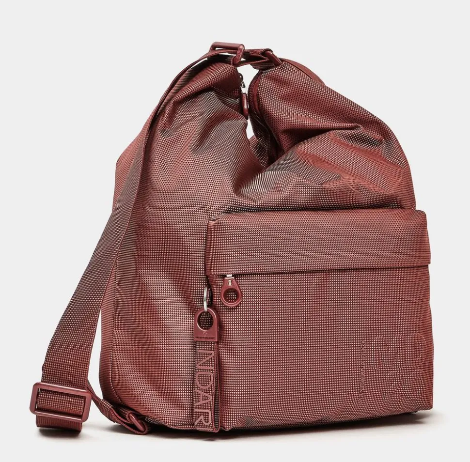 Borsa a spalla zaino Mandarina Duck MD20 MT09 Caramel Cafe
