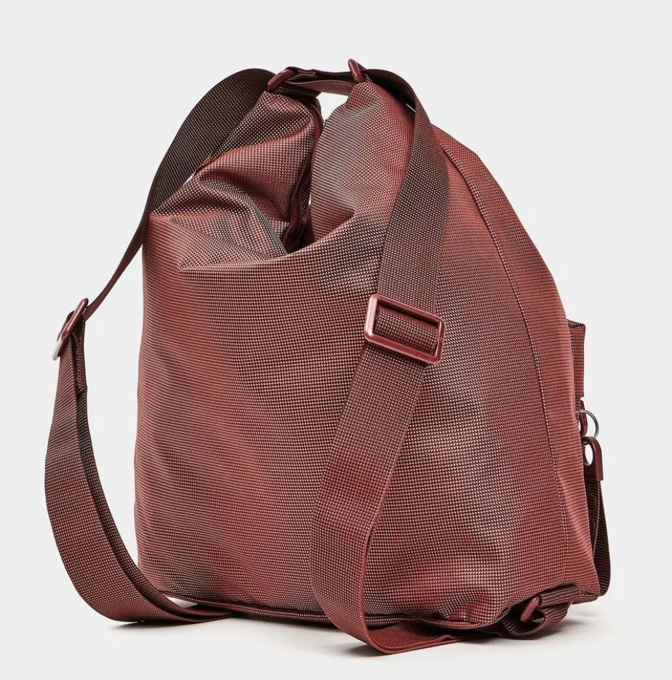 Borsa a spalla zaino Mandarina Duck MD20 MT09 Caramel Cafe