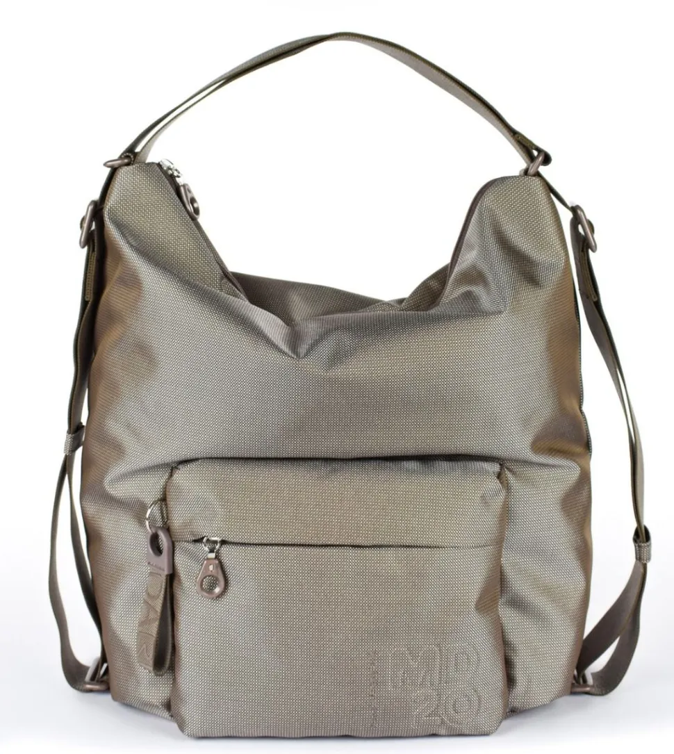 Borsa a spalla zaino Mandarina Duck MD20 MT09 Taupe