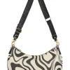 Borsa a tracolla Braccialini Beth Print Zebra