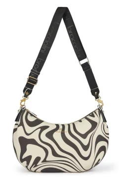 Borsa a tracolla Braccialini Beth Print Zebra