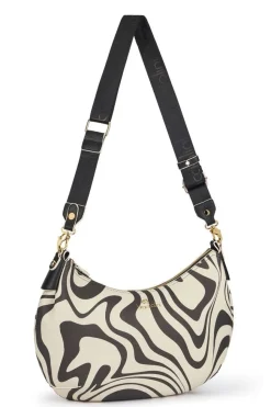 Borsa a tracolla Braccialini Beth Print Zebra
