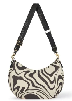 Borsa a tracolla Braccialini Beth Print Zebra