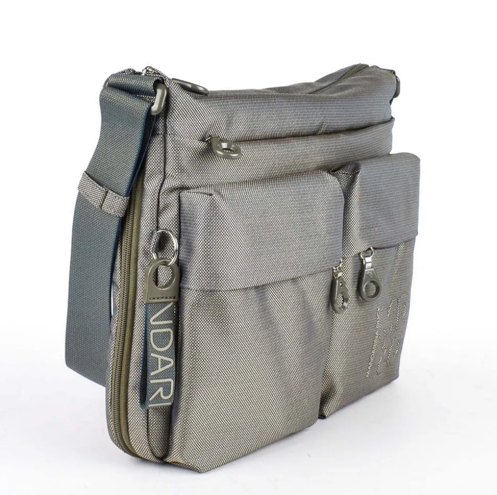 Borsa a tracolla espandibile Mandarina Duck MD20 MTX6 Sage Gray