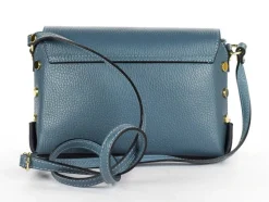 Borsa a tracolla in pelle 20001 Azzurra