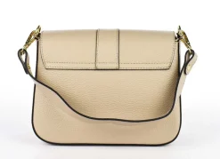 Borsa a tracolla in pelle 20158 Beige