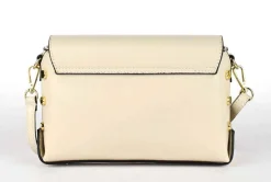 Borsa a tracolla in pelle 20001 Beige