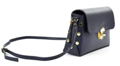Borsa a tracolla in pelle 20001 Blu