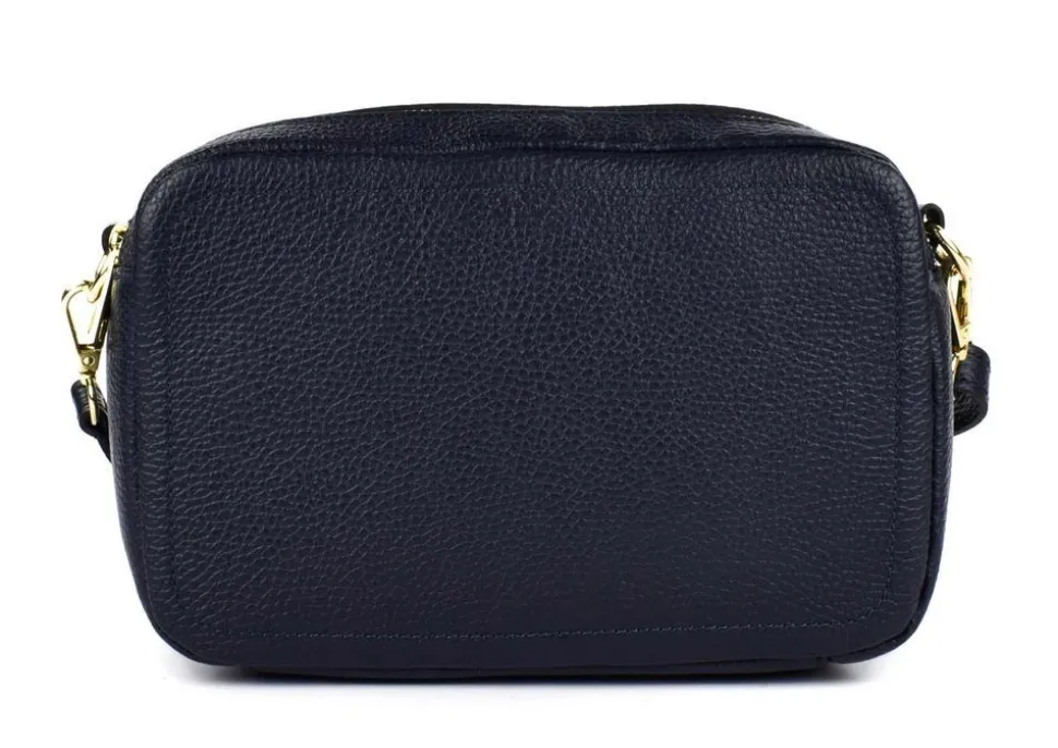 Borsa a tracolla in pelle 20104 Blu