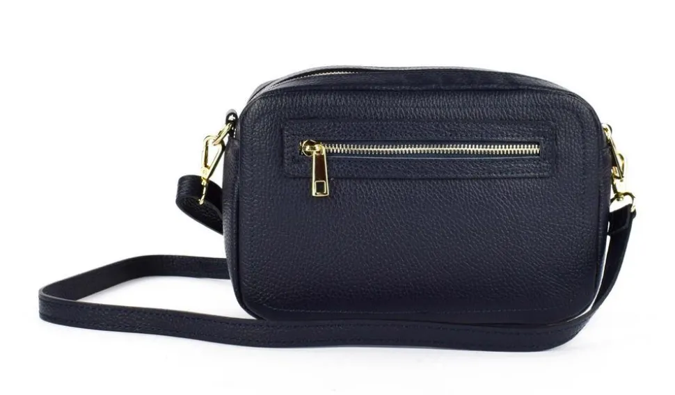 Borsa a tracolla in pelle 20104 Blu