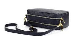 Borsa a tracolla in pelle 20104 Blu
