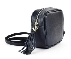 Borsa a tracolla in pelle 20102 Blu