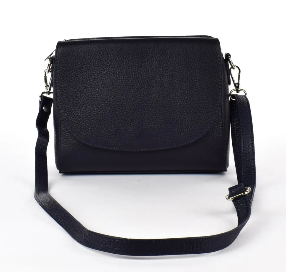 Borsa a tracolla in pelle 20008 Blu