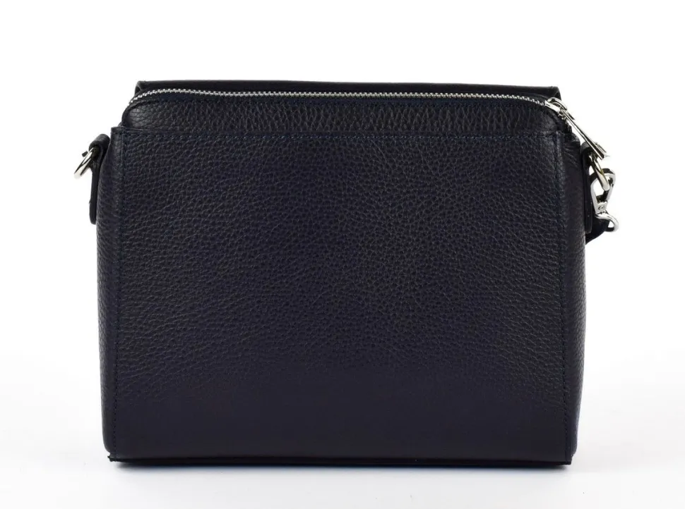 Borsa a tracolla in pelle 20008 Blu
